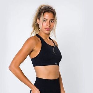Zensah Black Seamless Sports Bra